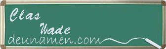 Clas Wade Visitenkarte
